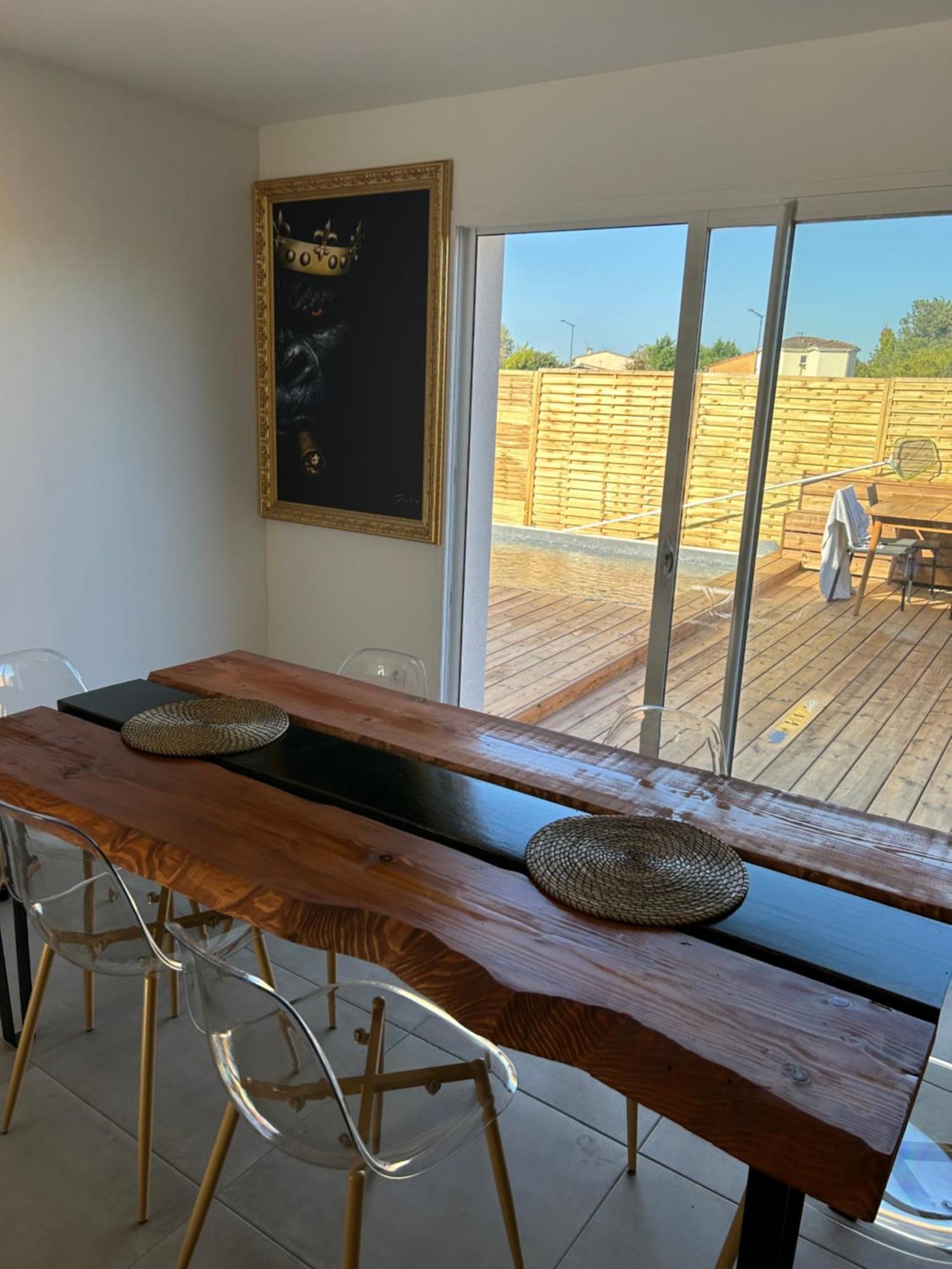 Aux Portes De Bordeaux Maison Cocooning Avec Piscine Ambares-et-Lagrave Bagian luar foto